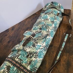 Prana Green and Brown Tote Bag